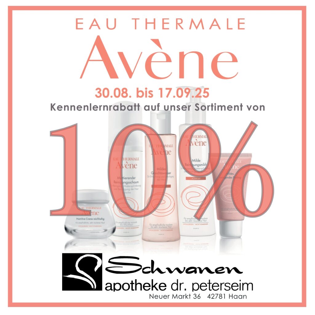 AVENE Aktion in der Schwanen-Apotheke