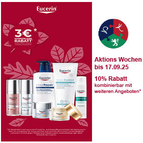 EUCERIN  Aktion bis 17.09.2025